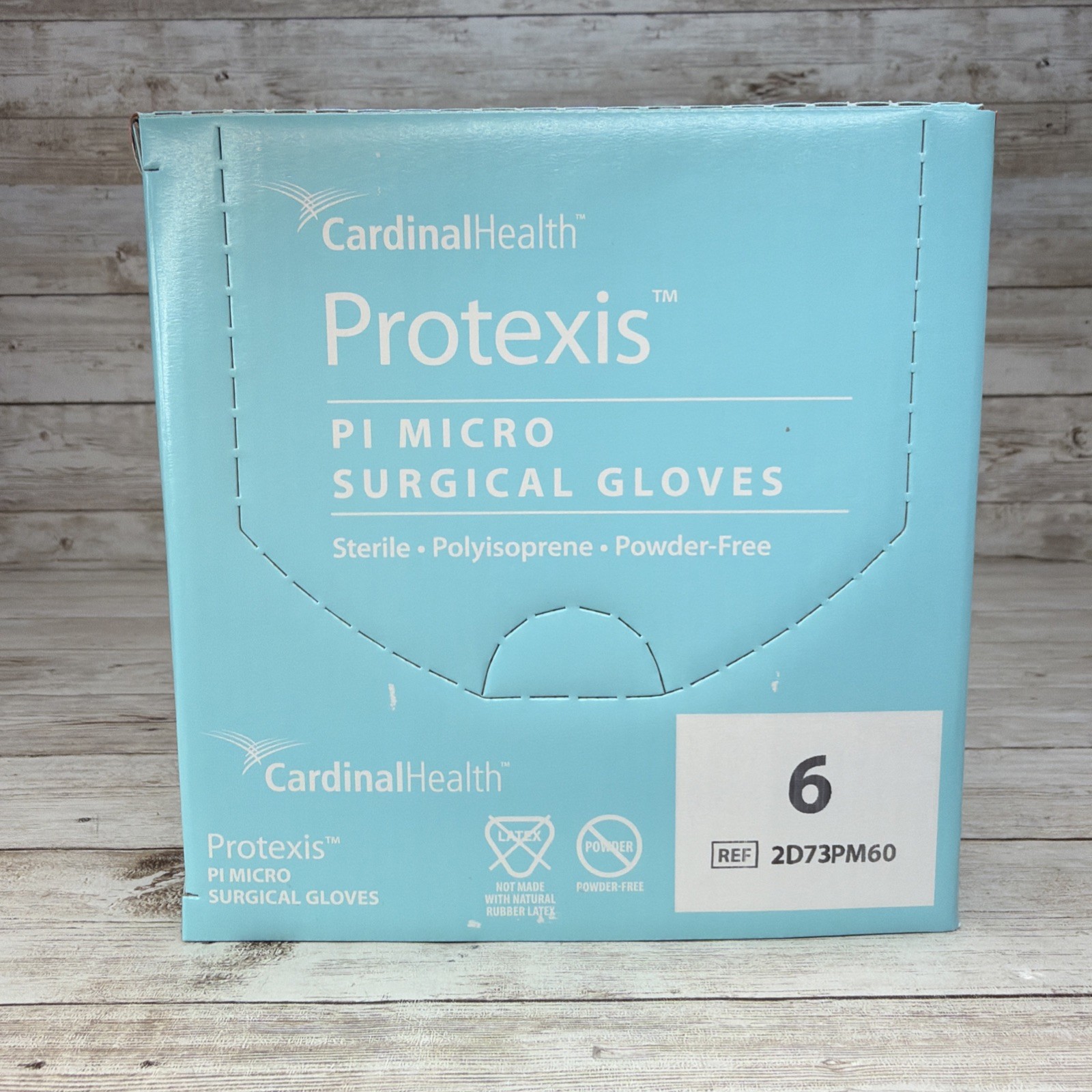 Protexis PI Micro Surgical Gloves Sterile Cardinal *1 Case* Size: 6 *See Date*