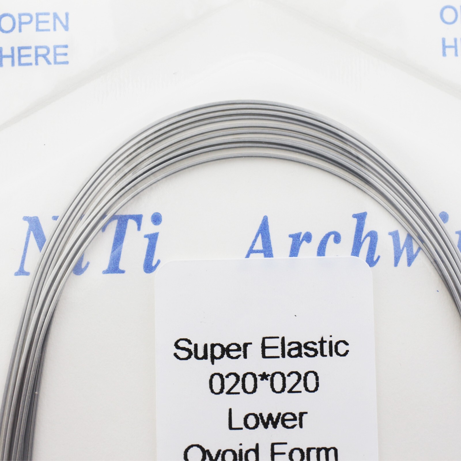 100PCS Dental Orthodontic Niti Arch Wire Natural Ovoid arcos de ortodoncia Niti