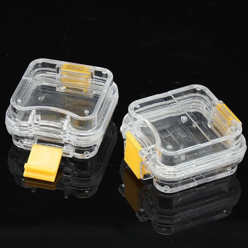 20Pcs Denture False Teeth Membrane Case Container Hinged Display Box Jewelry USA