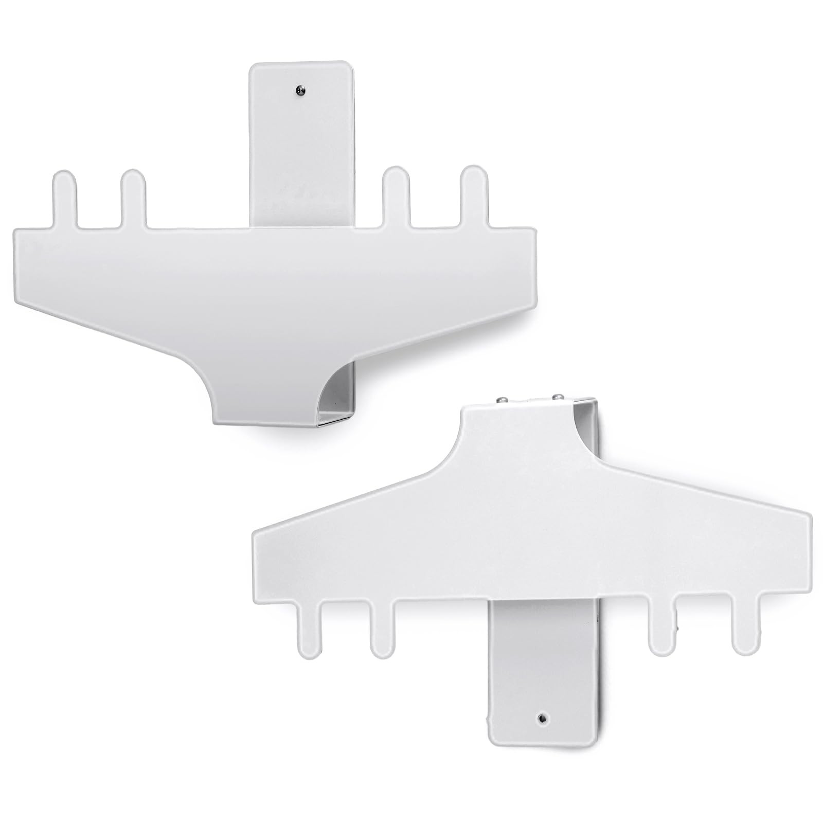 Reversible X-Ray Apron Hanger White Coated Stainless Steel Apron Rack for X-R…
