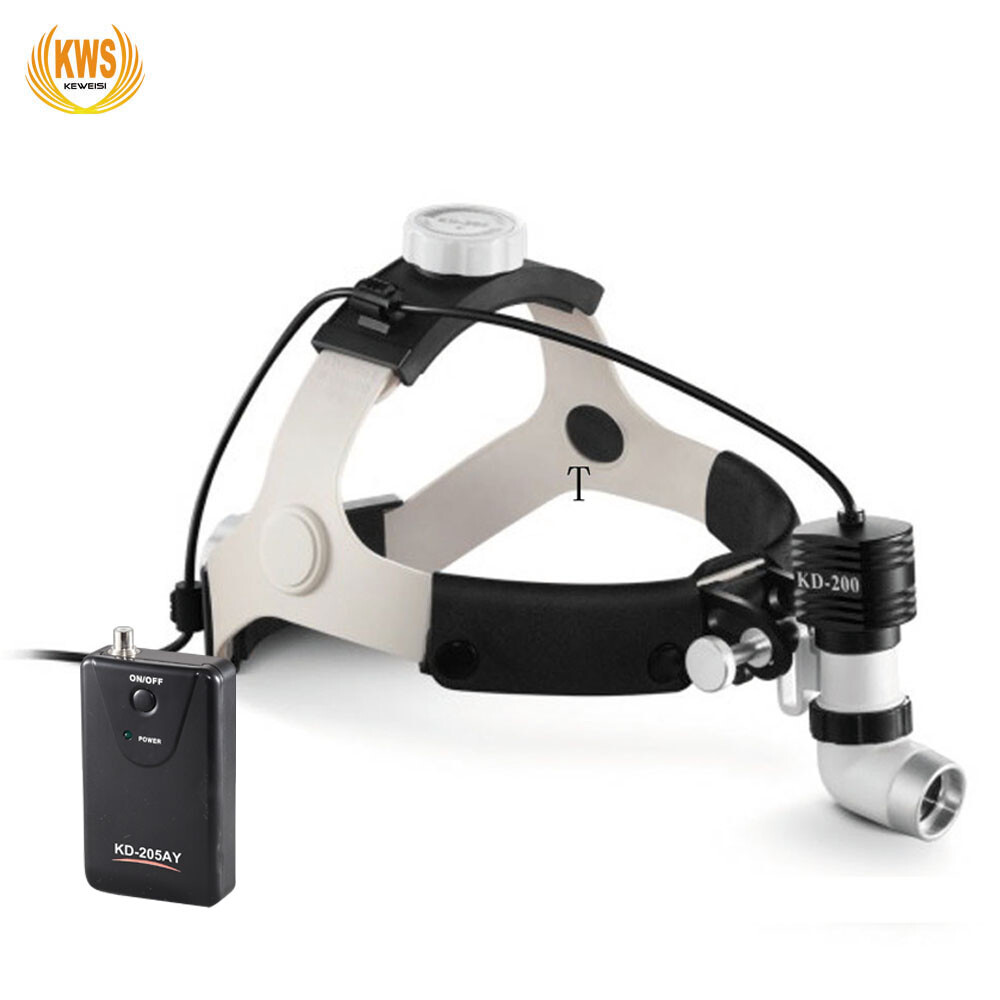 Dental Surgical Headlight Headband 5W LED Spot Headlamp High-power KD-205AY-1
