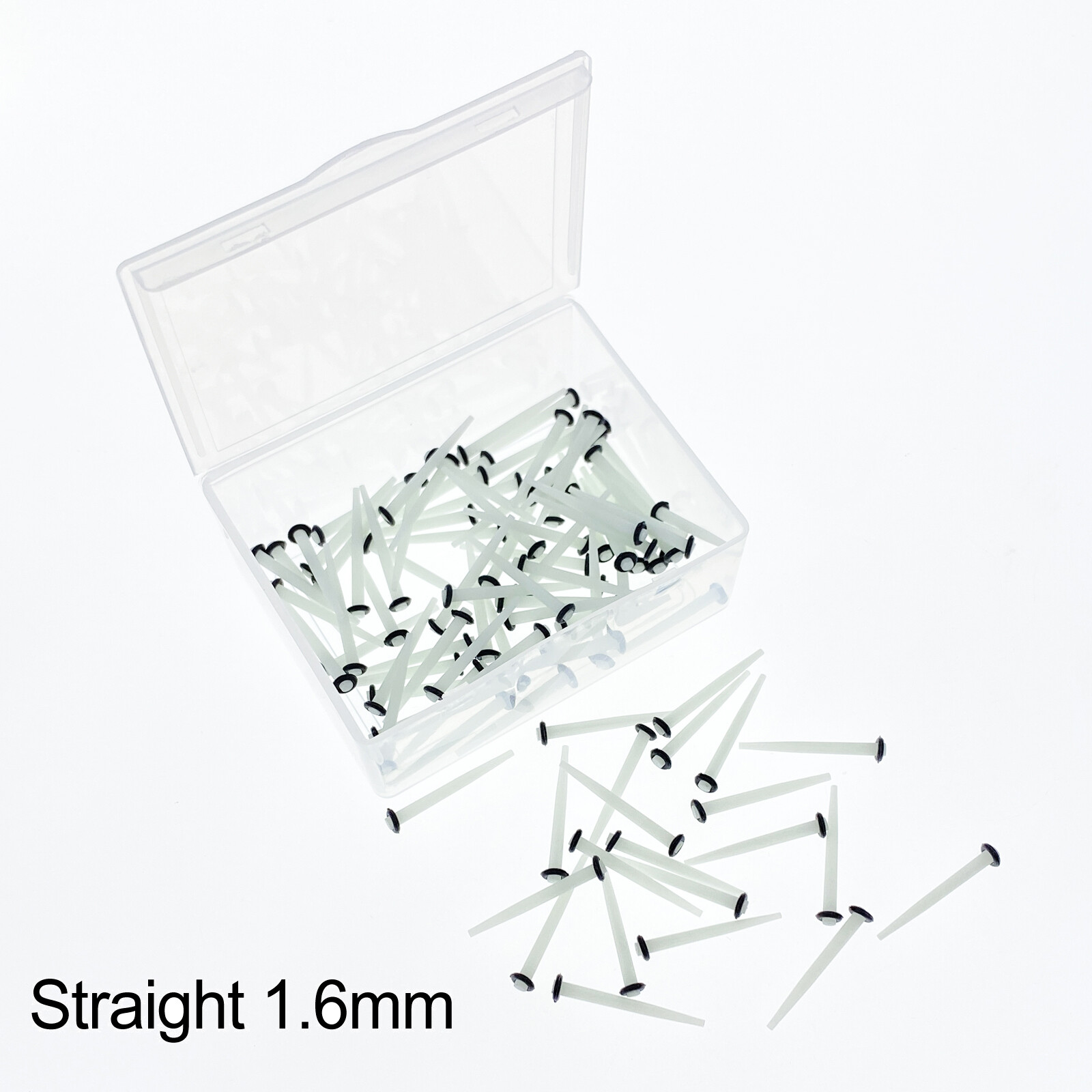 Dental Endo Quartz Fiber Post Straight Screw Thread Posts 1.0 1.2 1.4 1.6 1.8mm