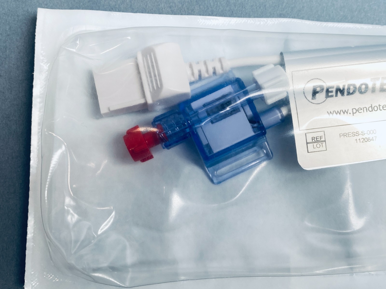 PendoTECH Pressure Sensor Polycarbonate Single Use Total of 2 Sensors