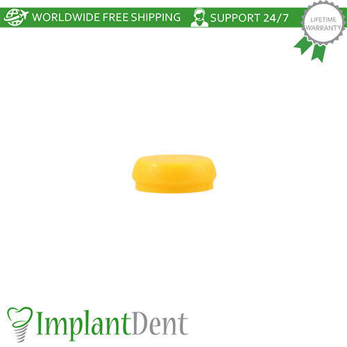 10x Dental Extra Soft Silicone Cap For Loc-In Attachment Dentistry Lab