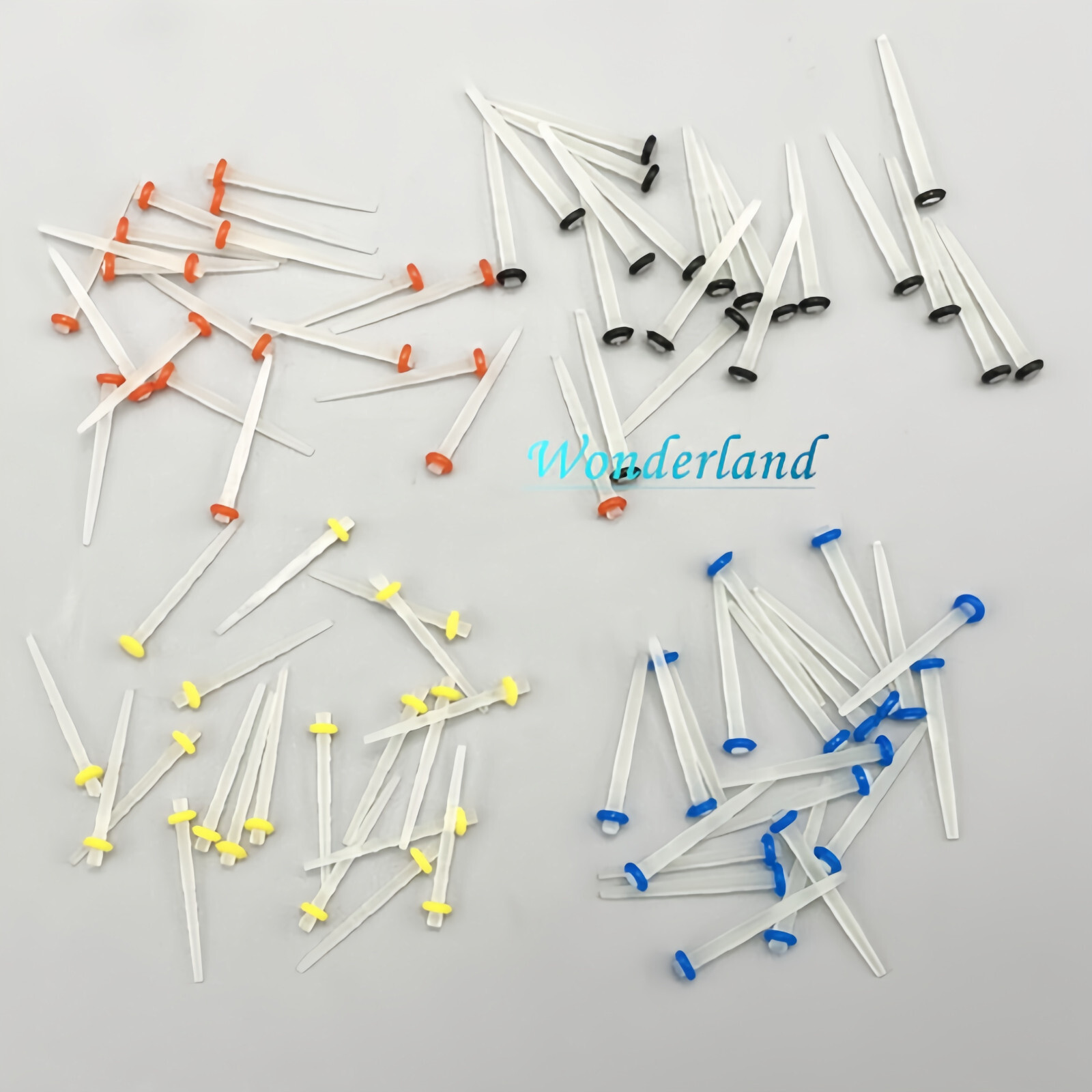 200pcs Dental Quartz Glass Fiber Post Root Canal Pins Straight/Screw Posts