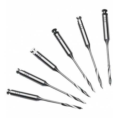ODS Peeso Reamers 32mm, #4, Stainless Steel, 6/Pk