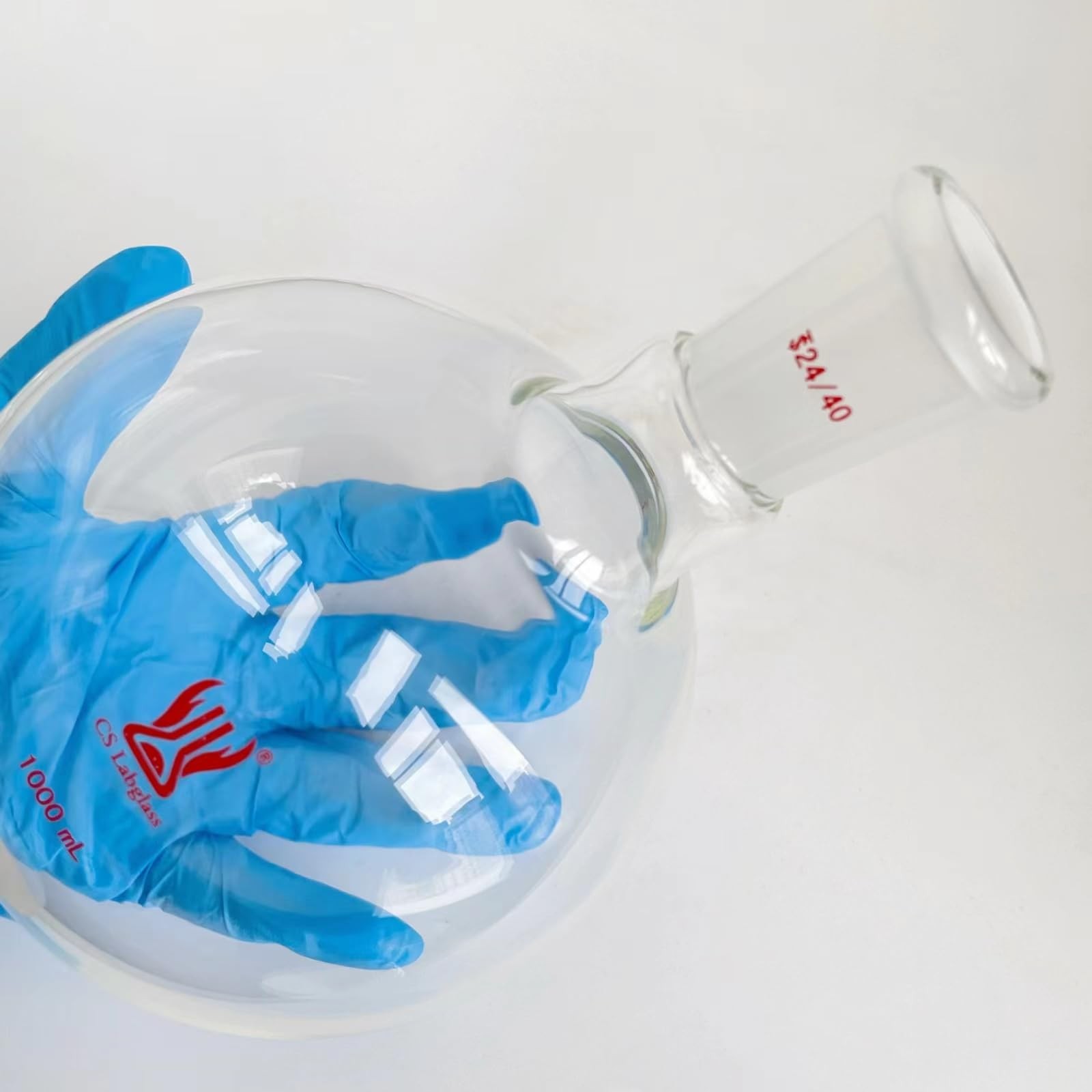 1000ml Single Neck Round Bottom Flask with 24/40 Standard Taper Outer Joint, …