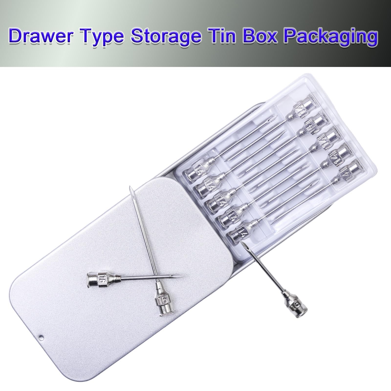 10Pcs/Pack Cow Goat Animals Use Stainless Steel Luer Lock Veterinary Pins Newest