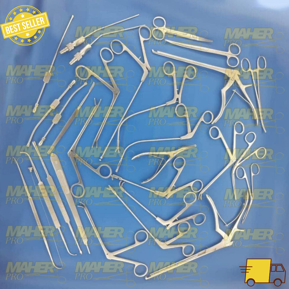 Fess Instruments Set Endoscopic Sinus Surgery ENT Instrument Set A+ German Steel