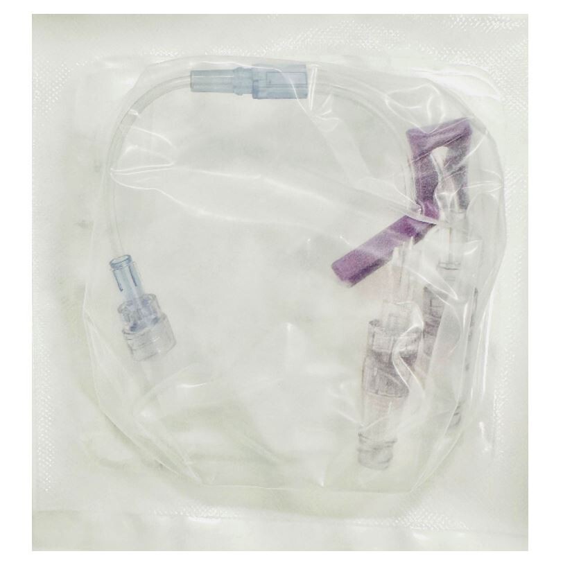 *1-Pack* ICUMedical Smallbore Bifuse Pressure Infusion 7.5″ MicroClave MC330113