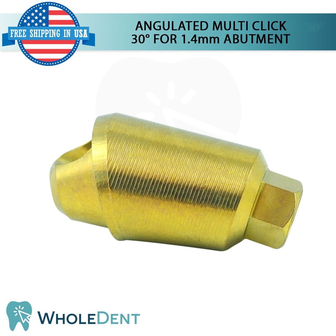 10X Angulated Multi Unit 30° 1.4mm Abutment Attachment Internal Hex 2.42mm