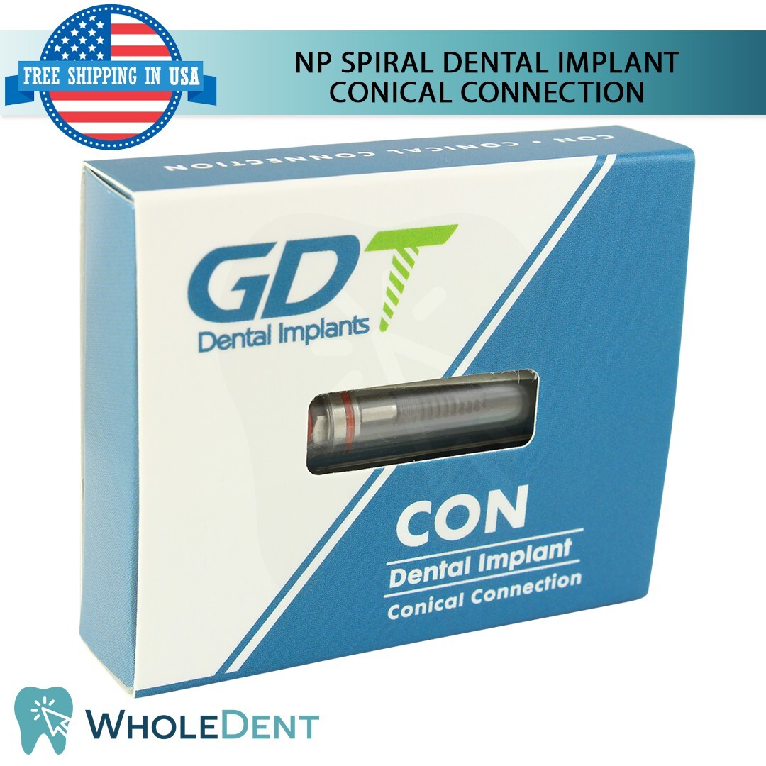 X10 Narrow Platform Spiral Conical Connection Hex 2.25mm Dental Titanium Sterile