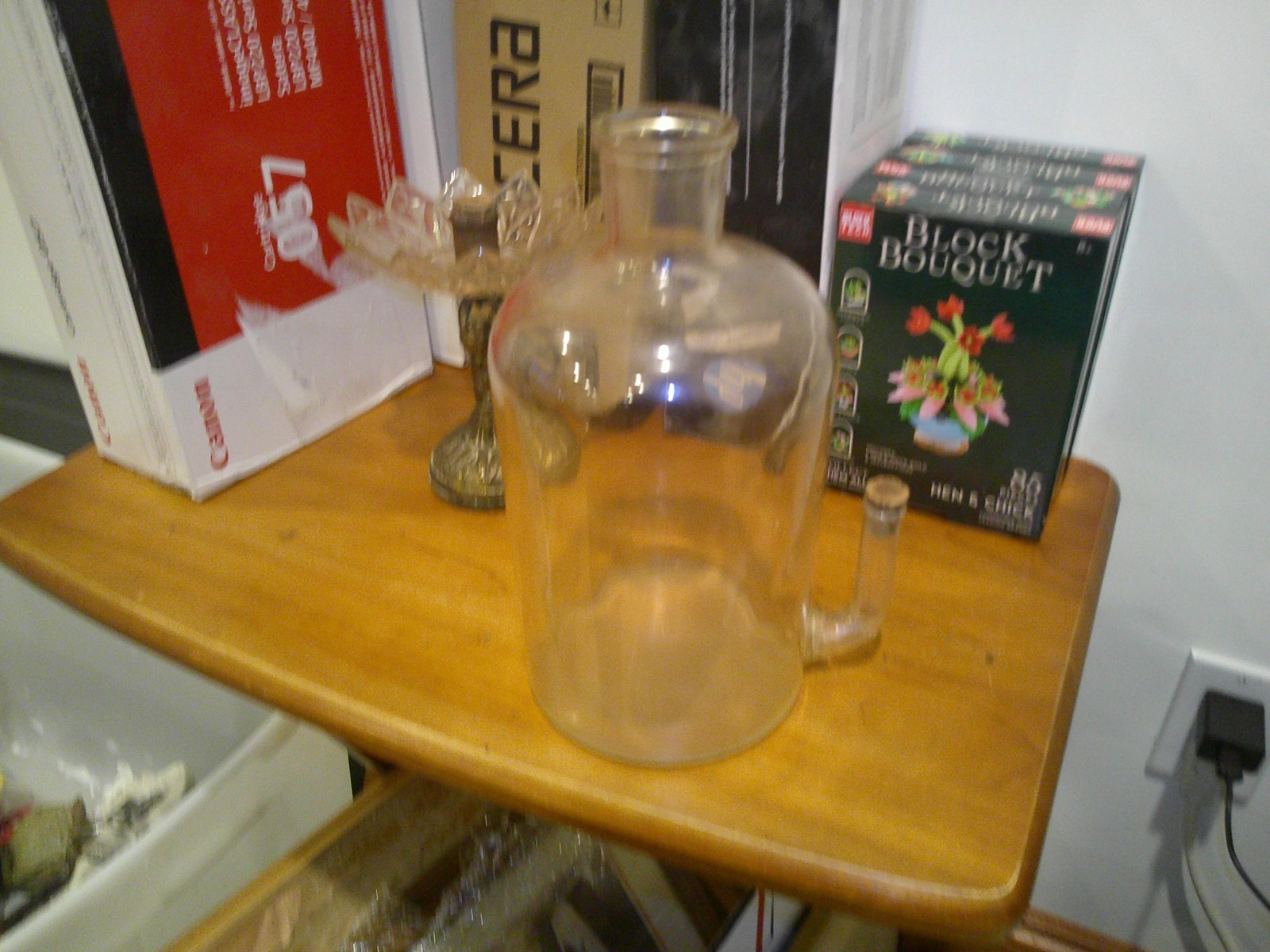 PYREX Glass Aspirator Bottle with Bottom Sidearm #56 G.FINKENBEINER, INC.
