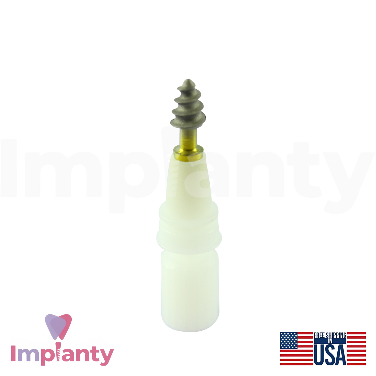 Compressive Monoblock Dental Fixture Titanium Sterile SLA Surface Dentistry