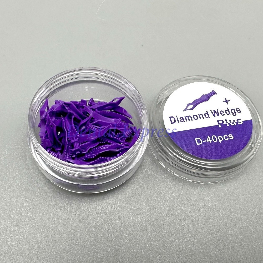 Dental Diamond Wedges Plastic Interdental Adaptive Diastema Teeth Fender 5 Size