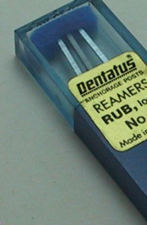 Dentatus Post Reamers 33 mm Long RUB-6 Size 6 for Surtex, Luminex