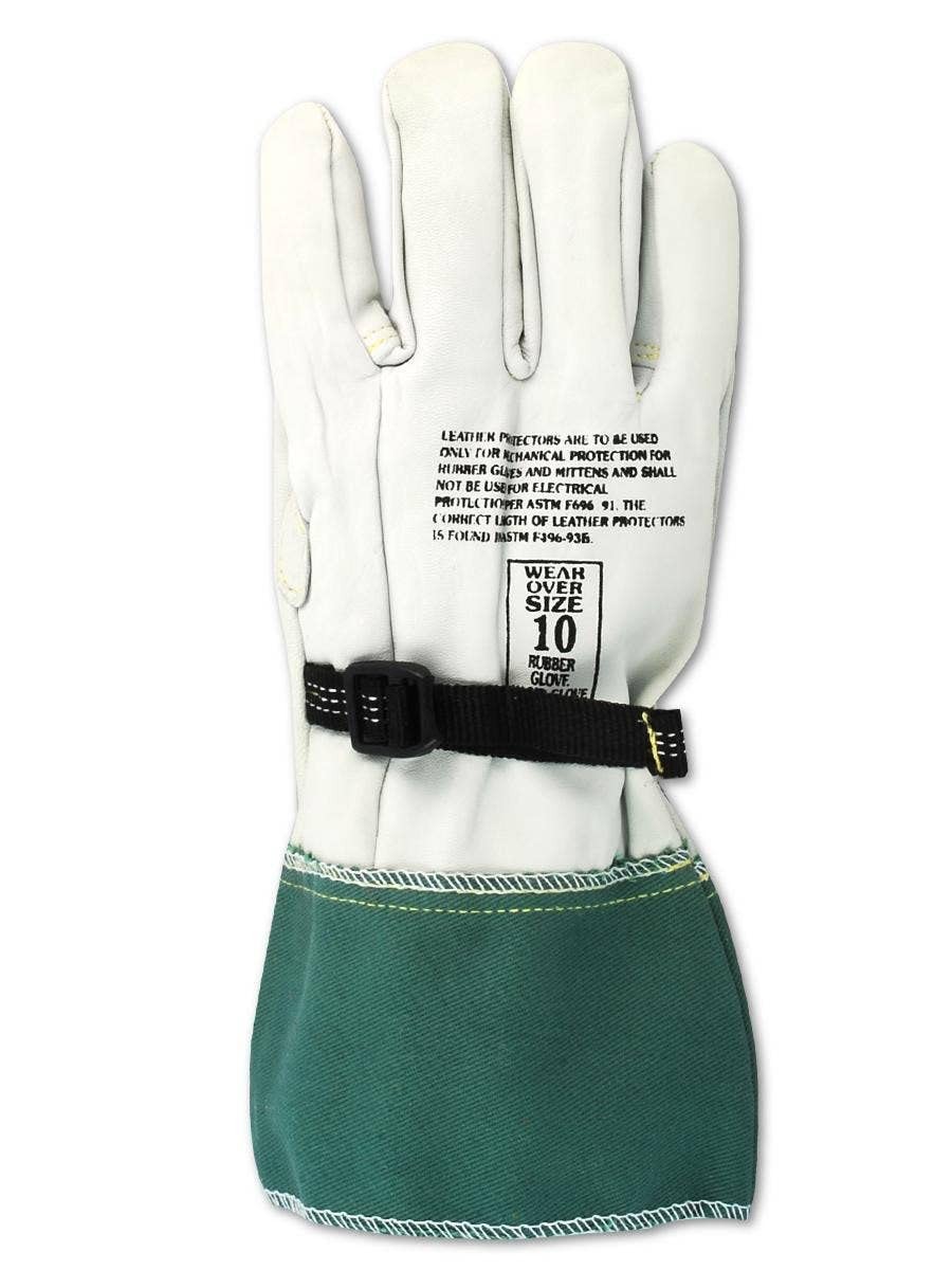 Magid Powermaster Voltage Leather Lineman Protector Gloves 3 Pairs Size 11/2Xl