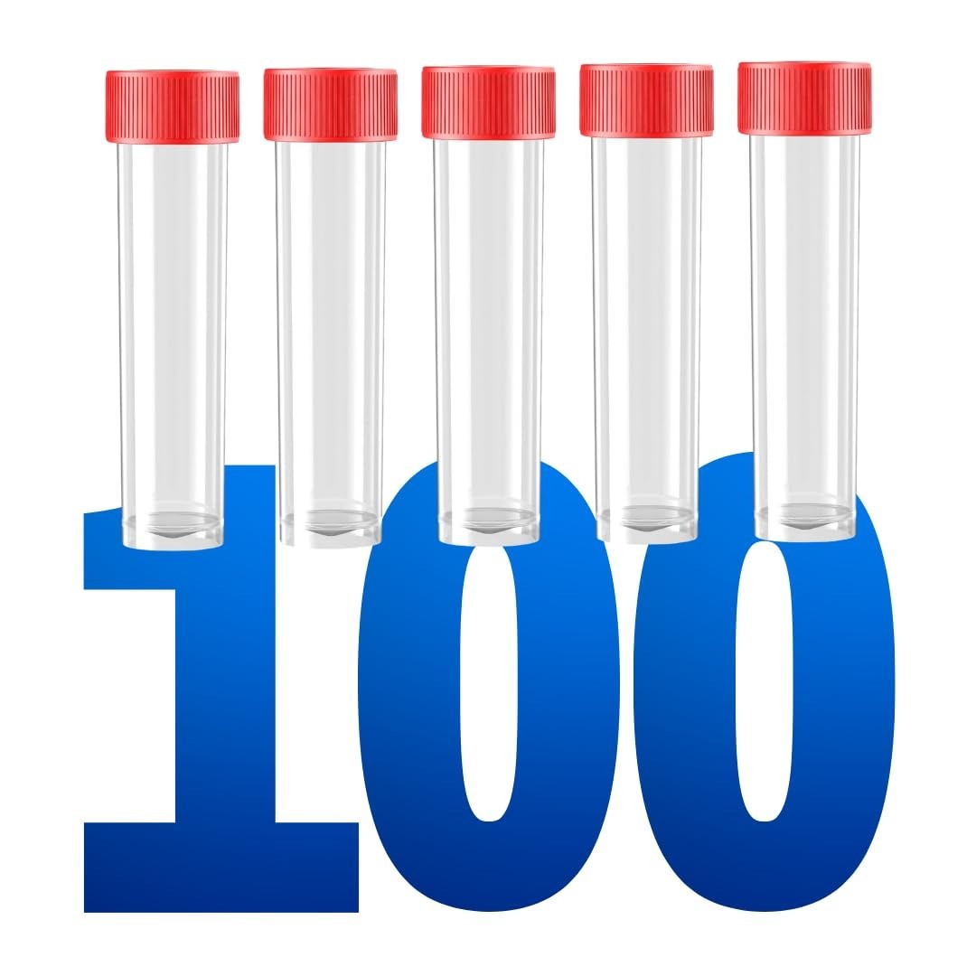 Labxcel Conical Centrifuge Tubes Screw Caps Polypropylene Sterile for Lab – 30ml