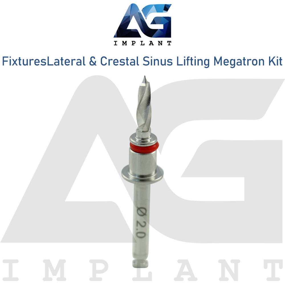 Fixtures Lateral & Crestal Sinus Lifting Megatron Kit Stainless Steel Tools
