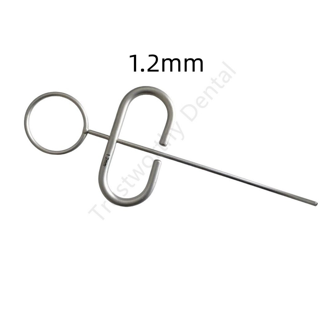 Dental Teeth MTA Plugger Root Canal Bone Cement Refill SS 0.8mm/1.0mm/1.2/1.8mm