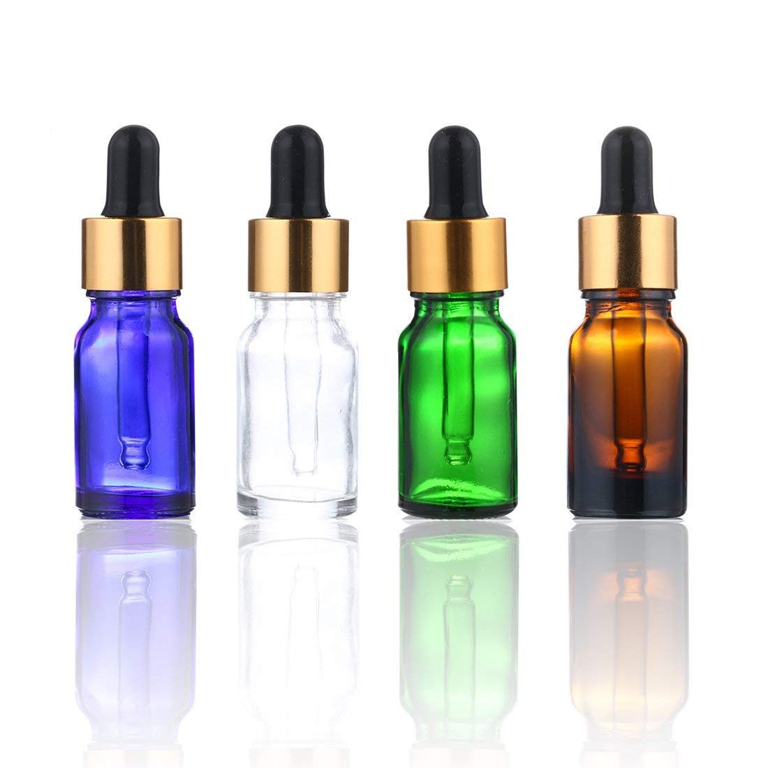 Clear Glass Bottles for Essential Oils 3.1 Inch Small Vials