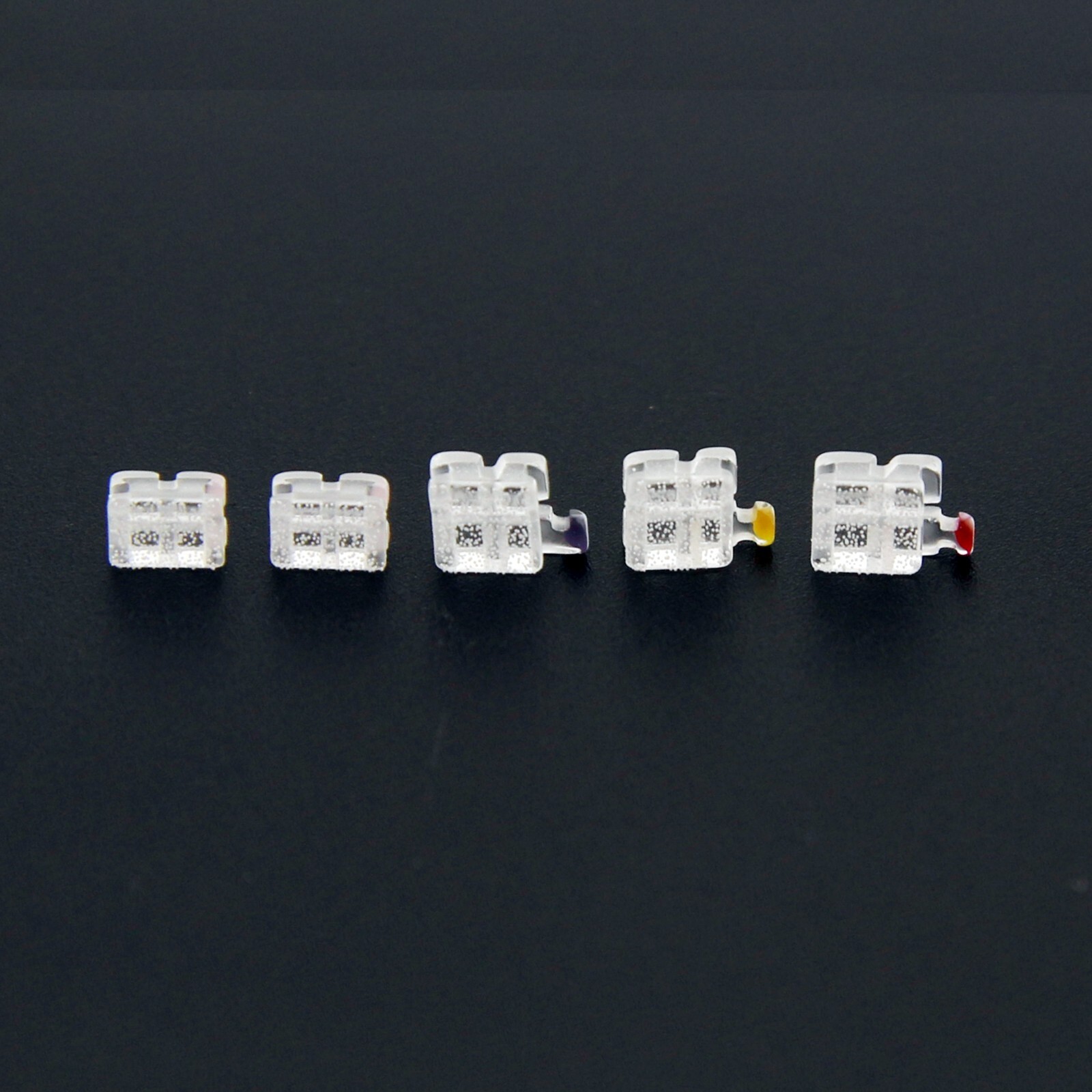 10X STAR ABSOLUTE Orthodontic Ceramic Sapphire Bracket Monocrystalline Roth 022
