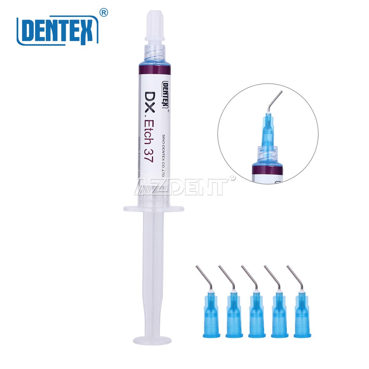 5 Kits Dental Acid Etch Etching Gel 37% 5ml/syringe Dentex