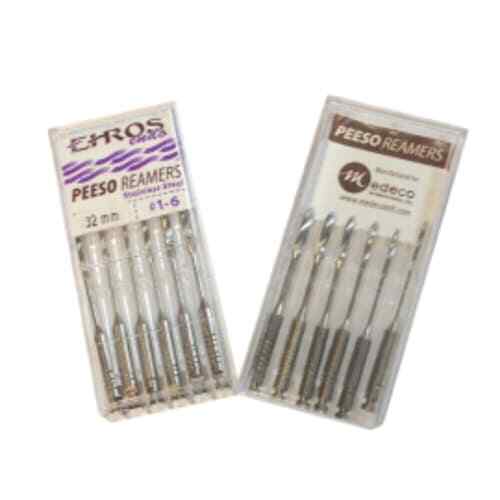 Ehros Endo #5, 32mm Peeso Reamers 6/Pk. Stainless Steel
