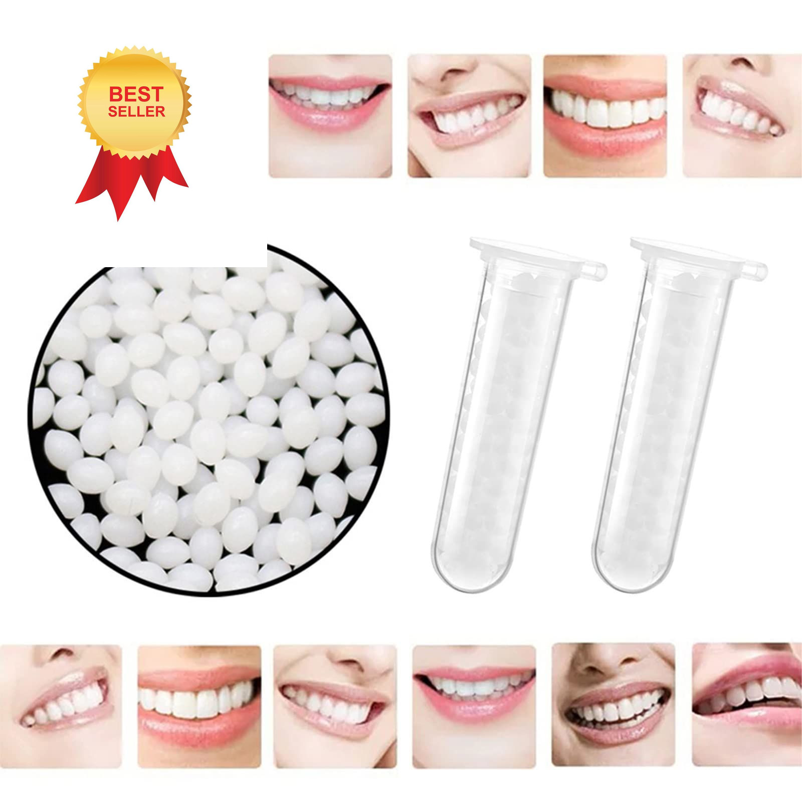 168 Pieces False Teeth Dental Complete Acrylic Resin Denture Teeth, 6 Sets…