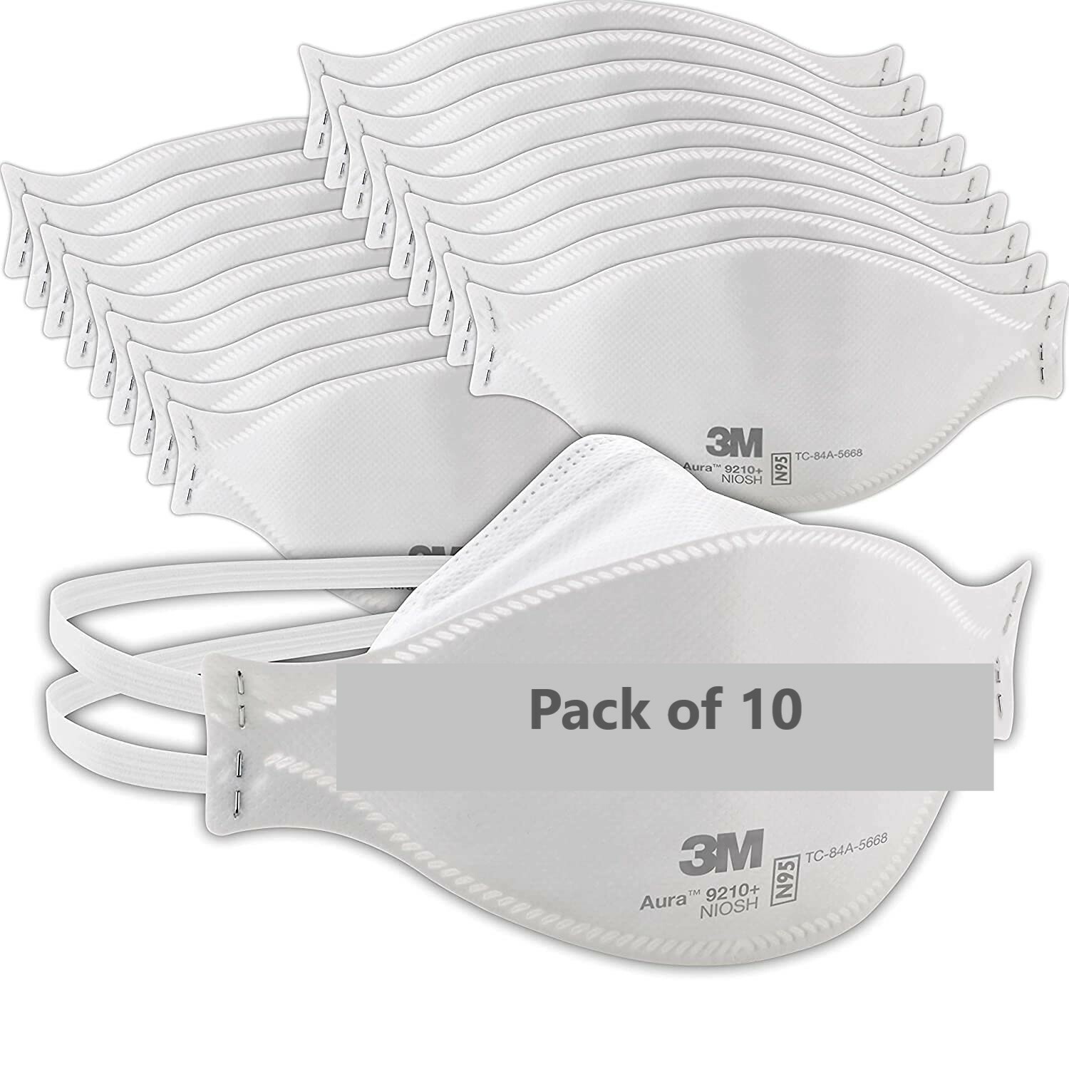 3M Aura Particulate Respirator 9205+ N95 Face Mask – Pack of 20