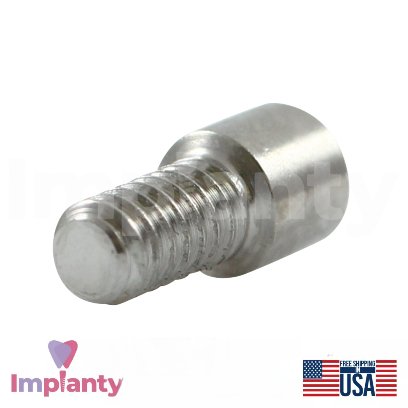1x Dental Straight Multi Unit RP Conical Connection 2.65mm Titanium Sleeve Set