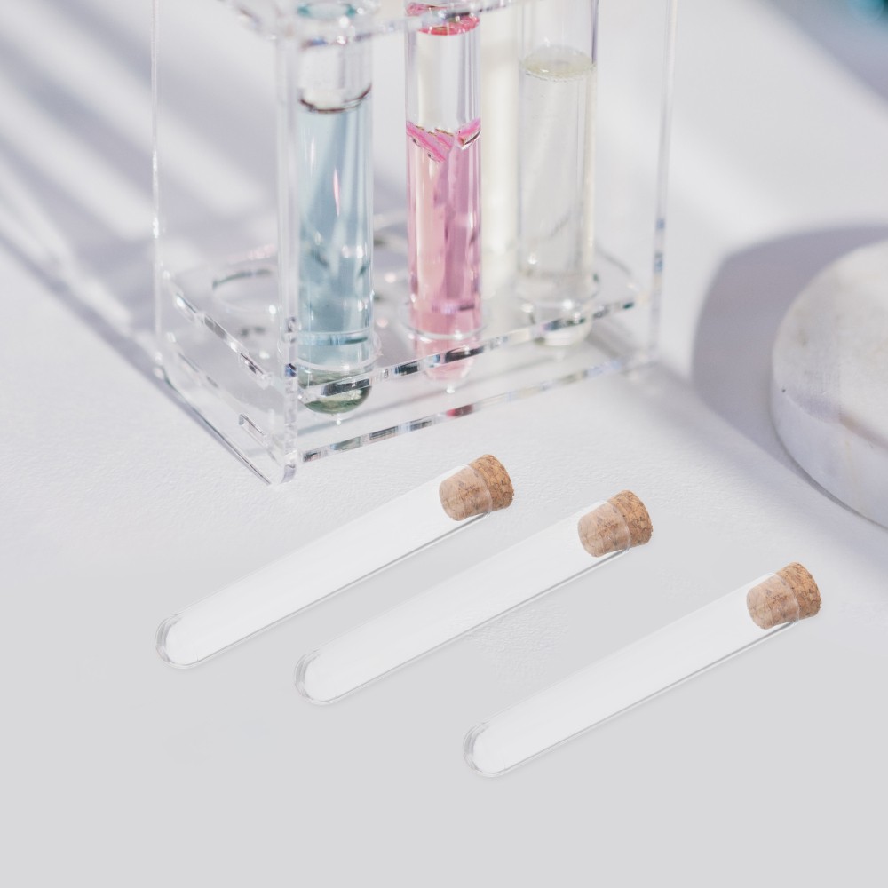 30Pcs Clear Test Tubes with Plugs for Science Projects and Crafts