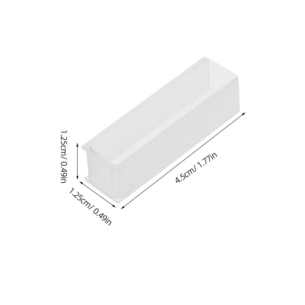 10 Pcs Absorption Cell High Precision Cuvettes Experimental Glassware