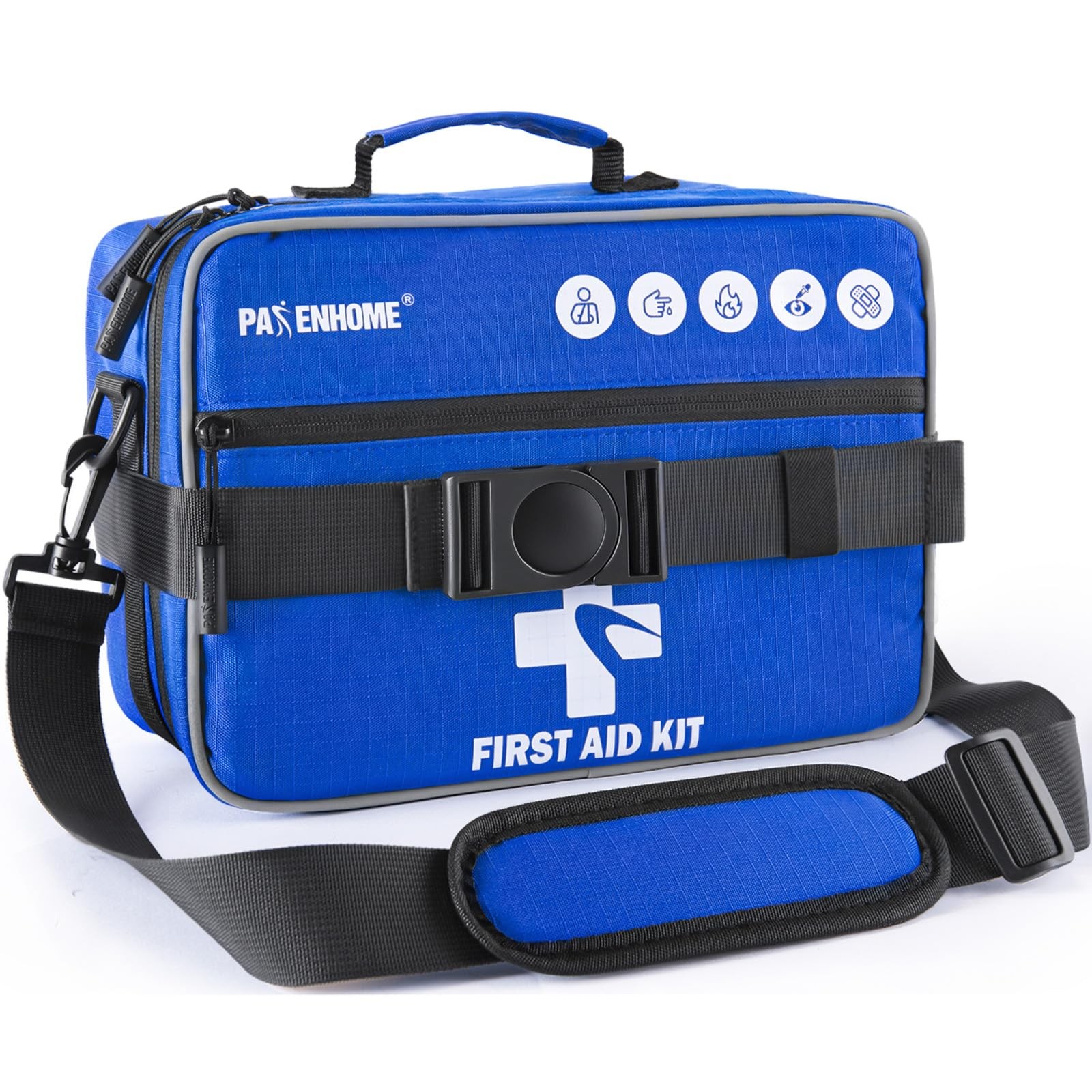 Pasenhome 528 Pcs Advanced First Aid Kit 6-In-1 Modular Waterproof
