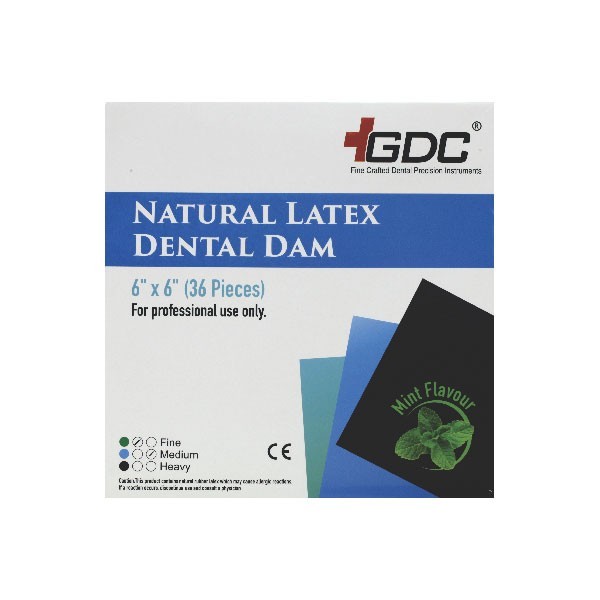 GDC Rubber Dam Sheet Adult 6X6 (RDLA)