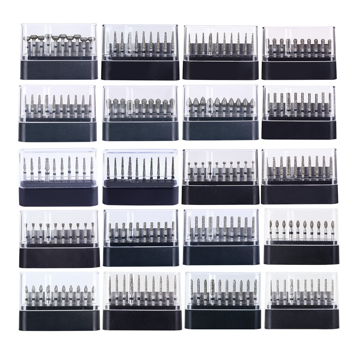 USA Dental Diamond Burs/Tungsten Carbide Burs Endo Burs for High Speed Handpiece