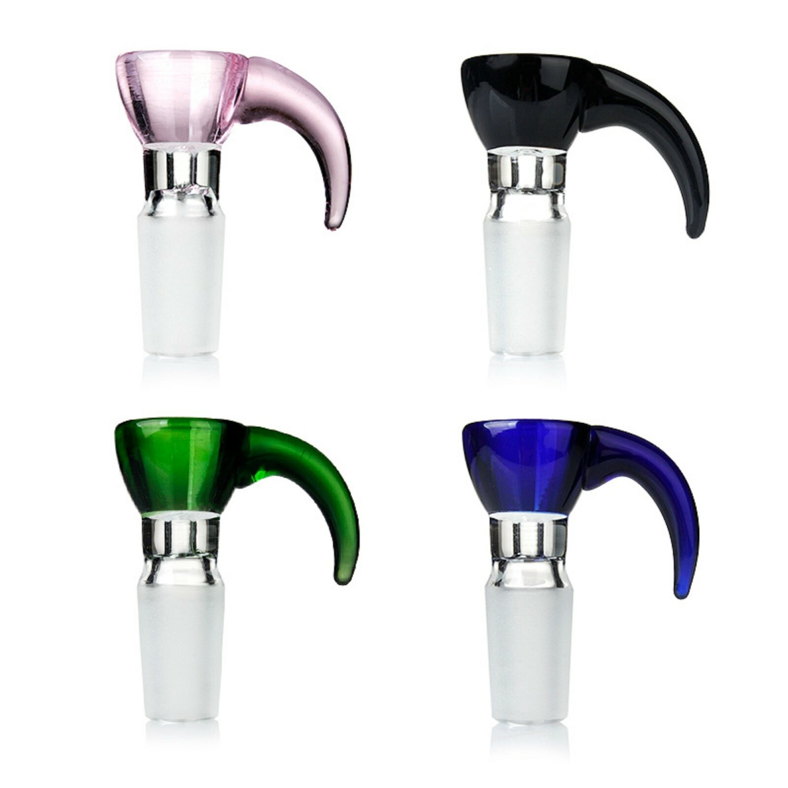 14mm Thick Glass Medium Style with one Hole Thick slide LARGER HOLE FOR BUDS