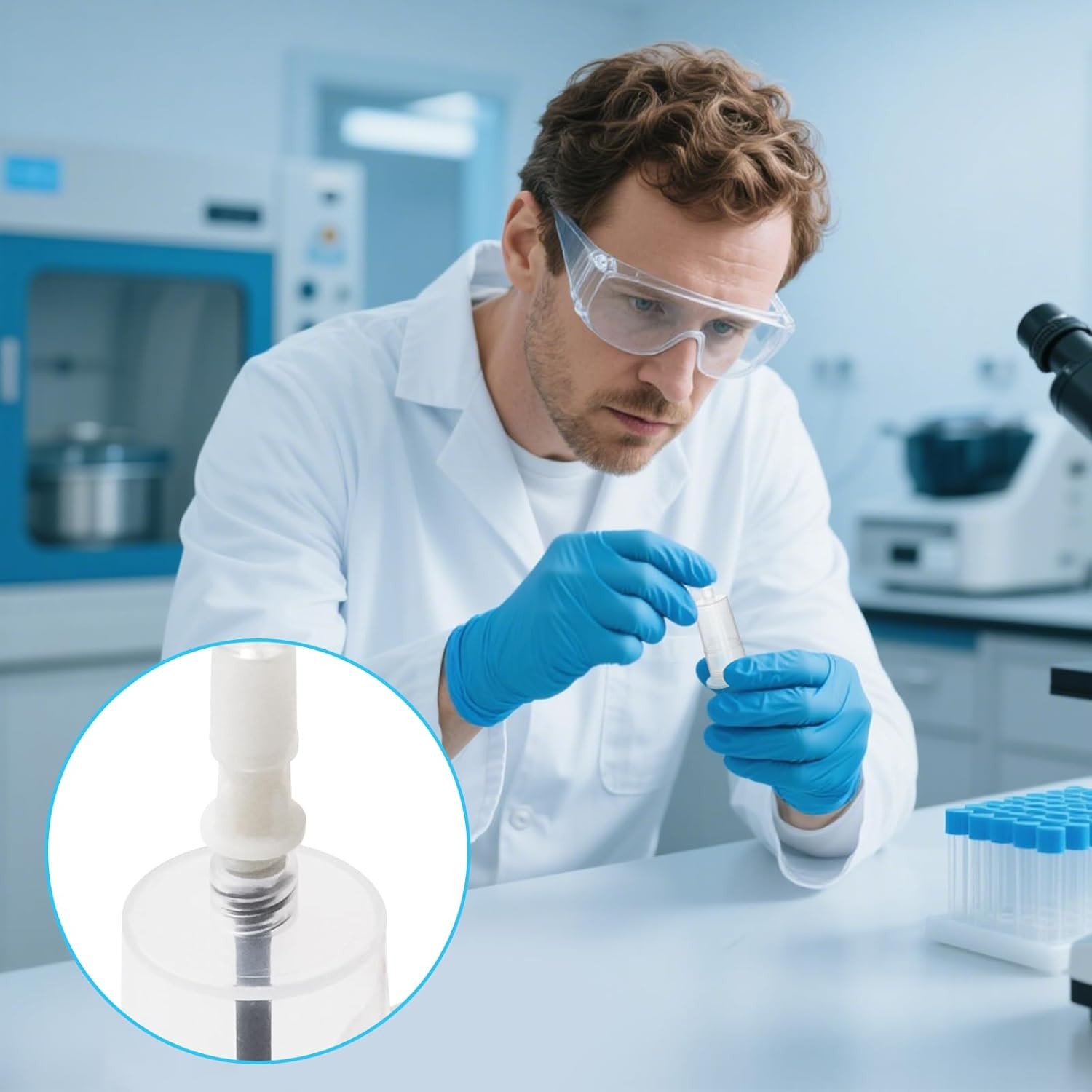 Disposable Transparent Connector Multi Sample for Single Use Universal Fit Sets
