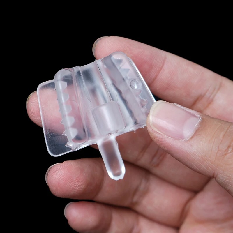 Dental Silicone Bite Block With Saliva Ejector Hole Mouth Opener Cheek Retractor
