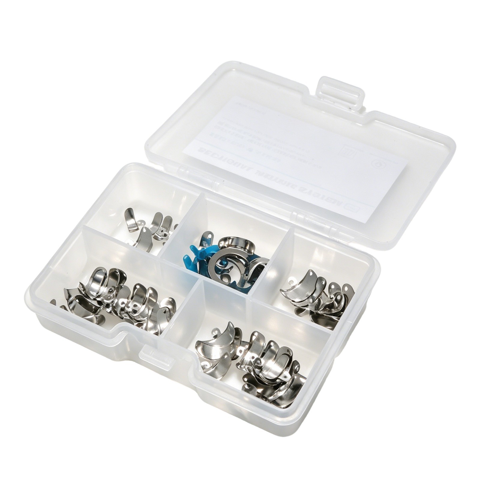 100PCS Dental C2 Matrix Bands Sectional Ring Clamp Fit Garrison Palodent V3 Set