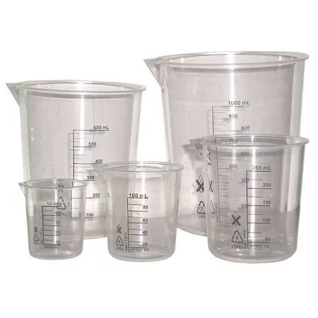 Beaker Starter Kit, Polymethylpentene (Formerly Lab Safety Supply), 6Faf6