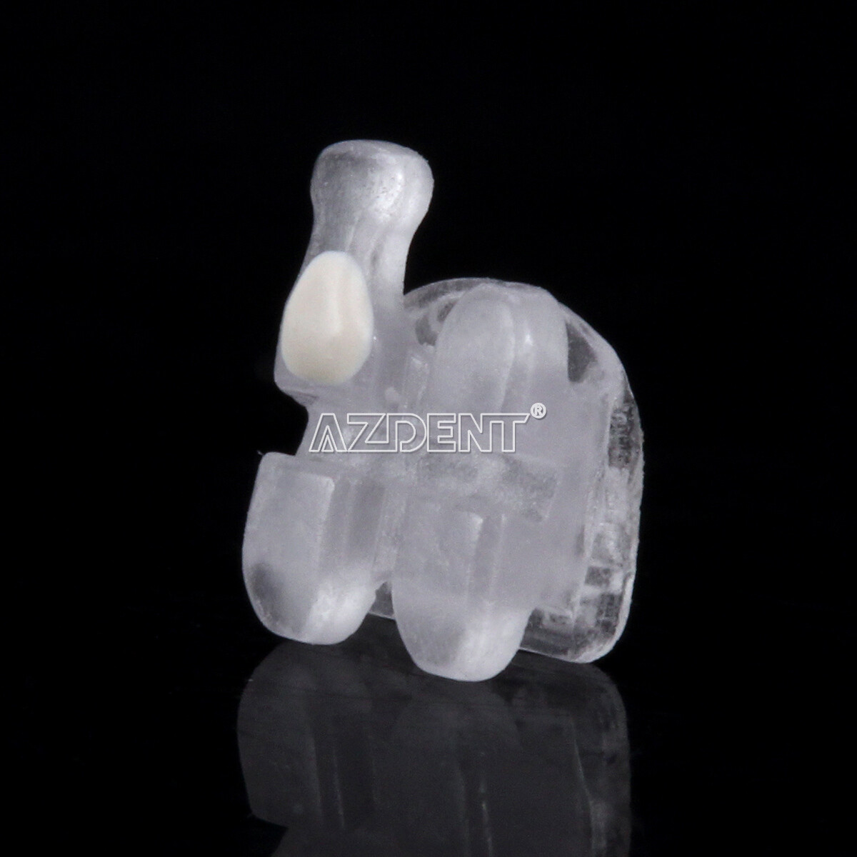 20PCS Dental Orthodontic Ceramic Bracket Braces Mesh Base Roth 0.022 Hooks 345
