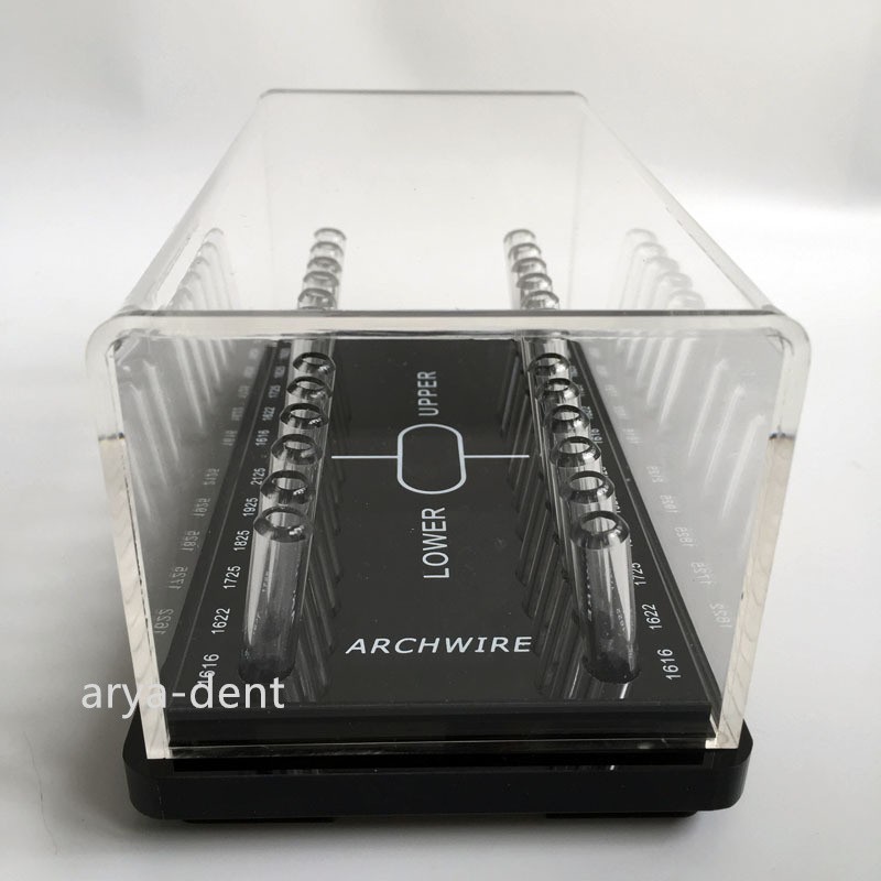 1pc Dental Orthodontic Arch Wire Rack Holder Acrylic Organizer Case Storage Box