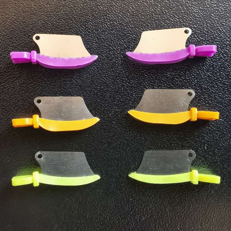 50pcs Dental Fender Interproximal Wedges Matrix Blade Guard with Metal L/M/S
