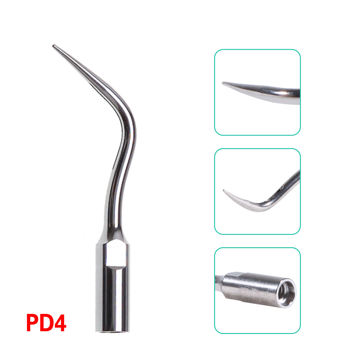 0.99 !! PD4 Dental Ultrasonic Piezo Scaler Scaling Tip Fit DTE SATELEC Handpiece