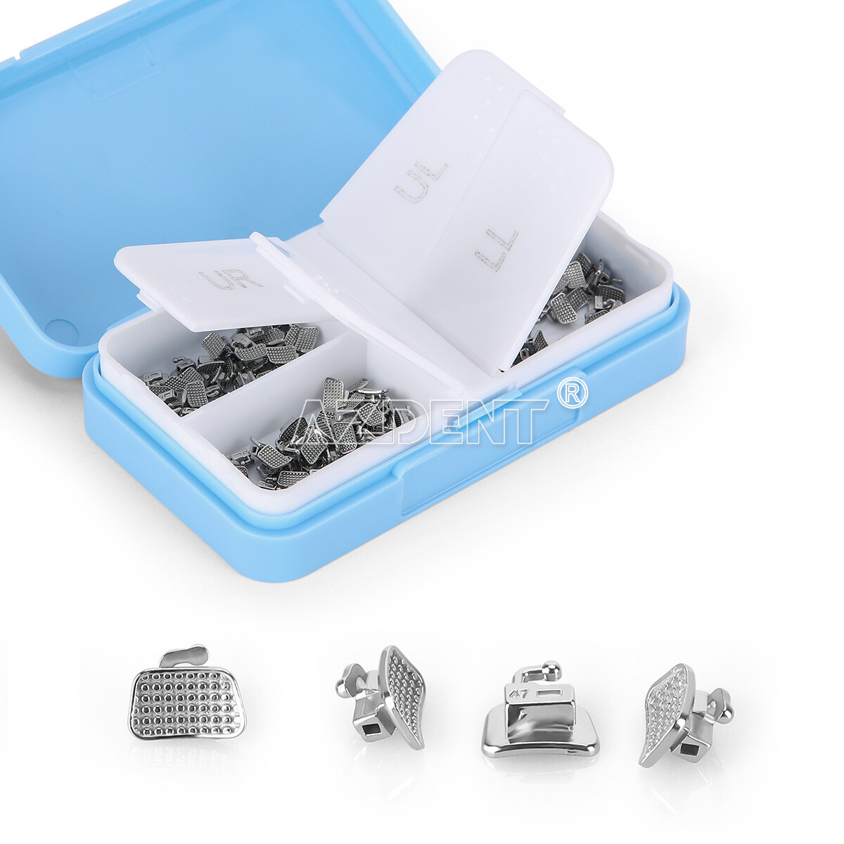 50 Sets Dental Ortho Tubo bucal monobloque Unión del segundo molar MBT/Roth 022