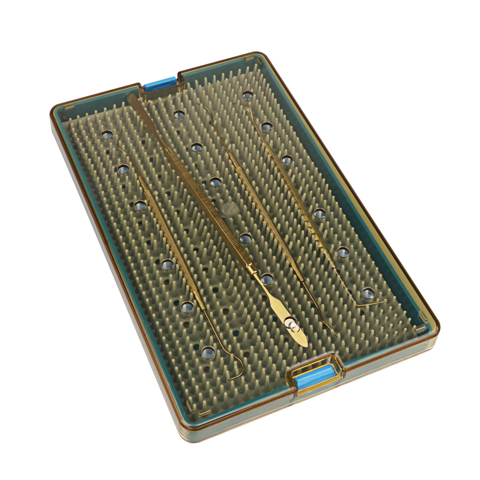 Silicone Sterilization Tray Disinfection Case Autoclavable Box L/M/S Instruments