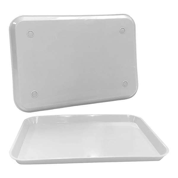 plastcareusa Set-Up Trays, Flat Size B (Ritter) WHITE – Single Tray