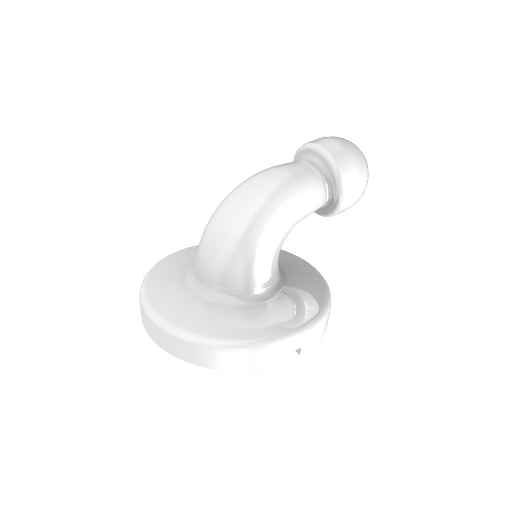 J&J Ortho™ Orthodontic Clear Ceramic Bondable Button with Hook (10/pk)
