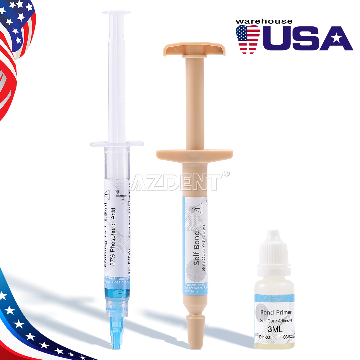 Dental Ortho Curing Light Direct Bonding Resin No-mix / Light Cure Adhesive US
